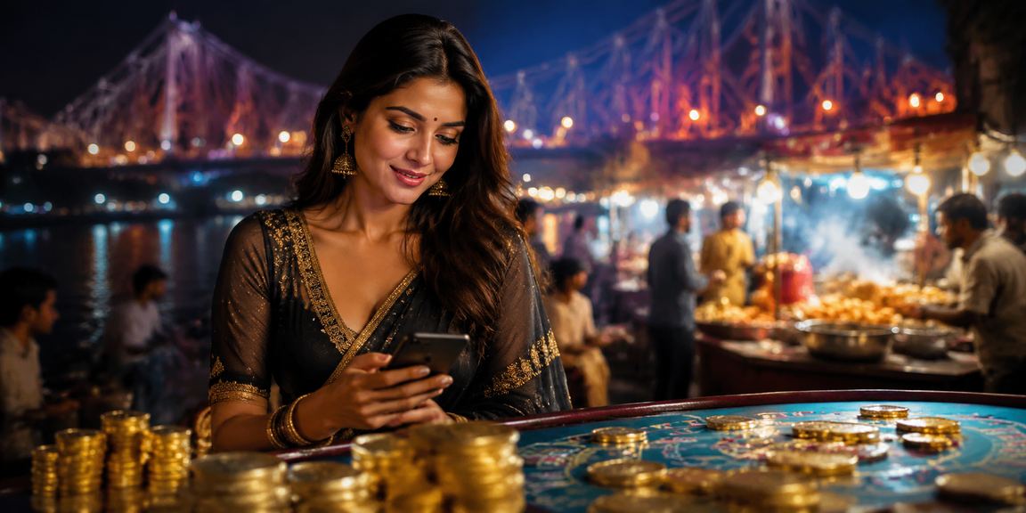 Mobile slots gaming in Kolkata night market